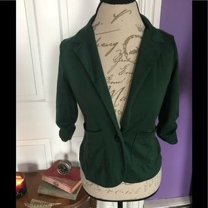 Forest green blazer
